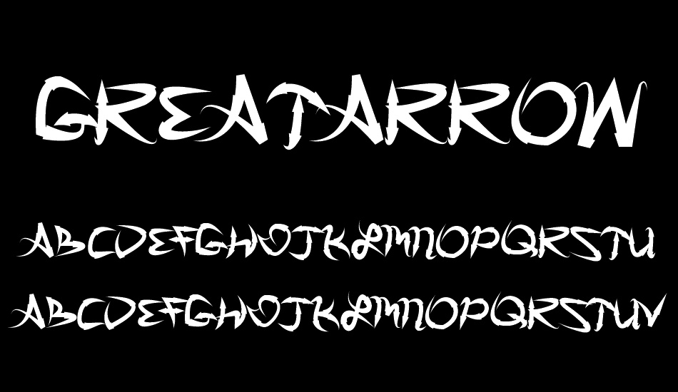 GreatArrows font