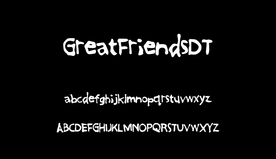 GreatFriendsDT font