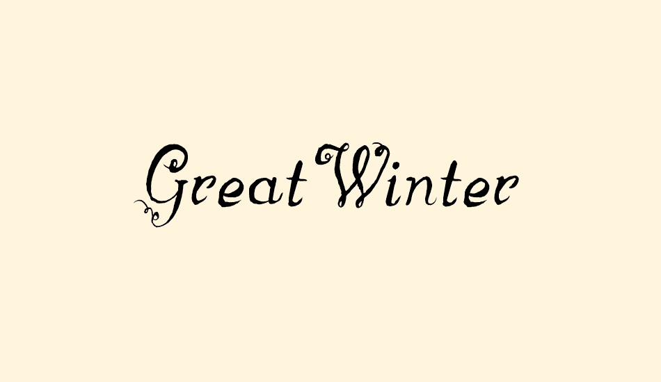 GreatWinter font big