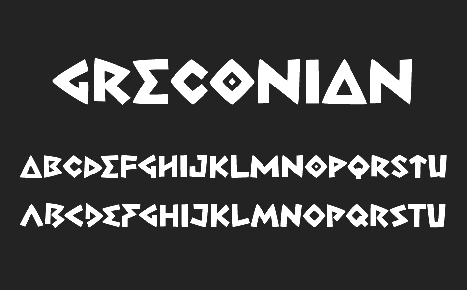 Greconian font