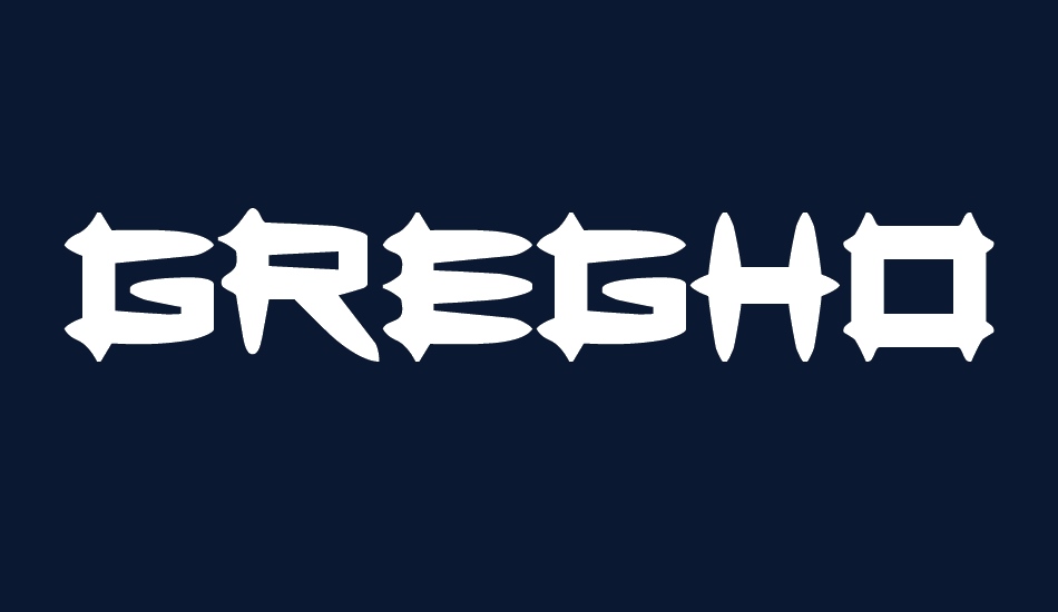 Greghor II font big