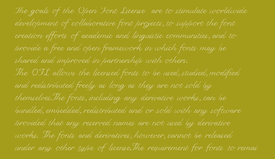 Gregson font 1