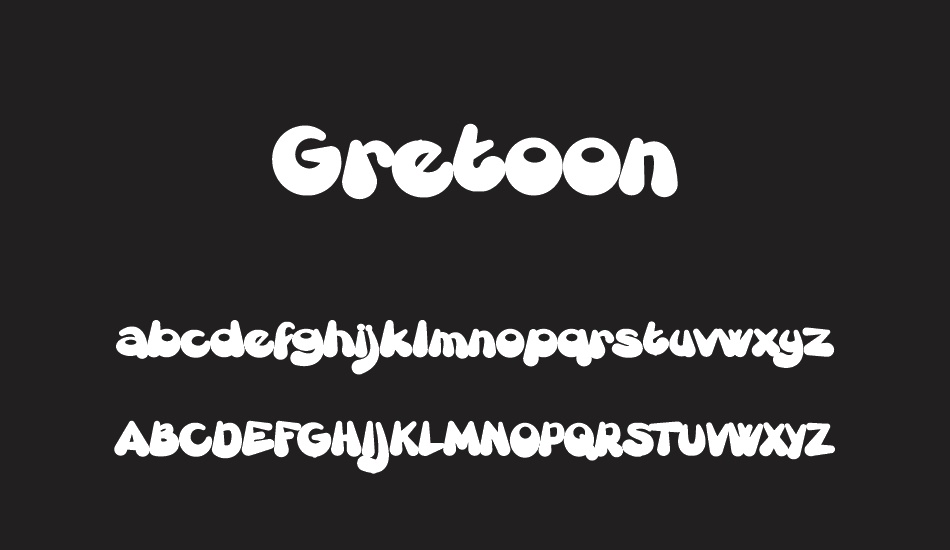 Gretoon font
