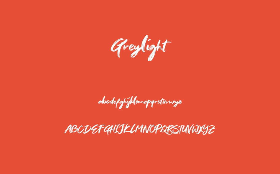 Greylight font
