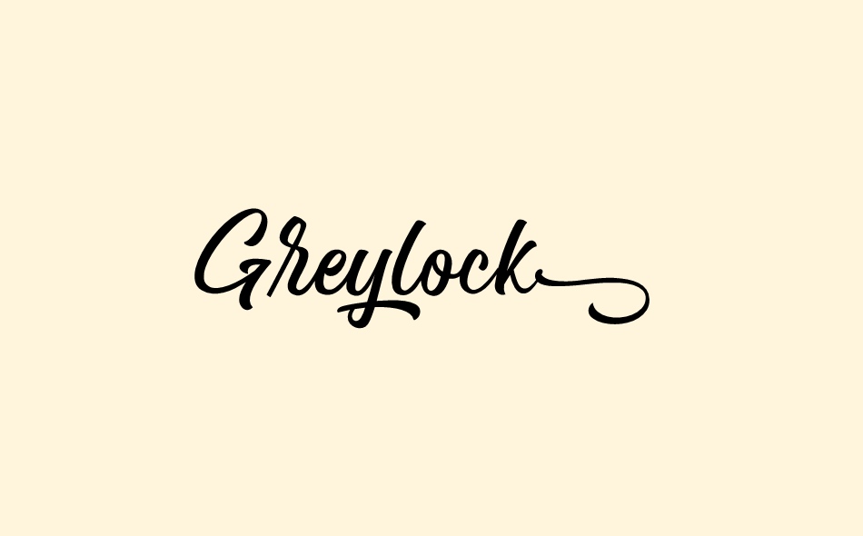 Greylock font big