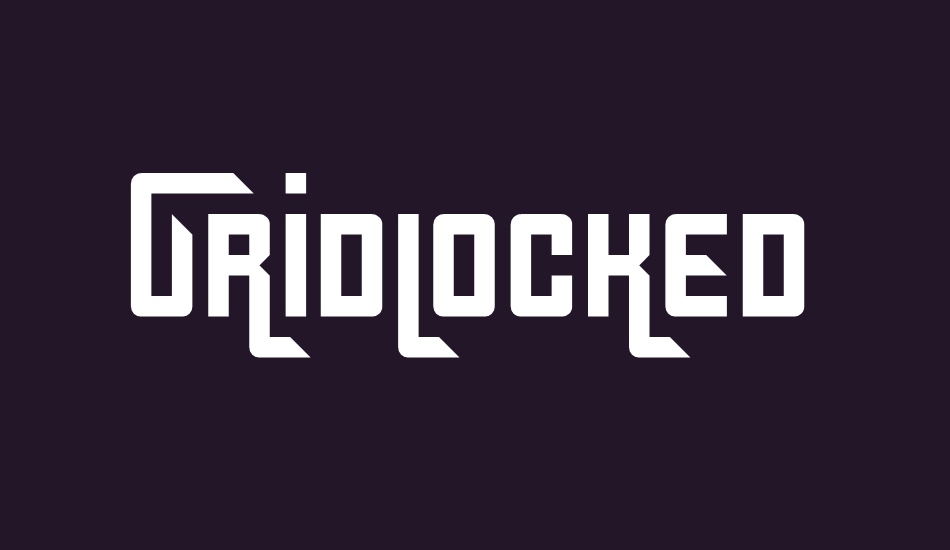 Gridlocked font big