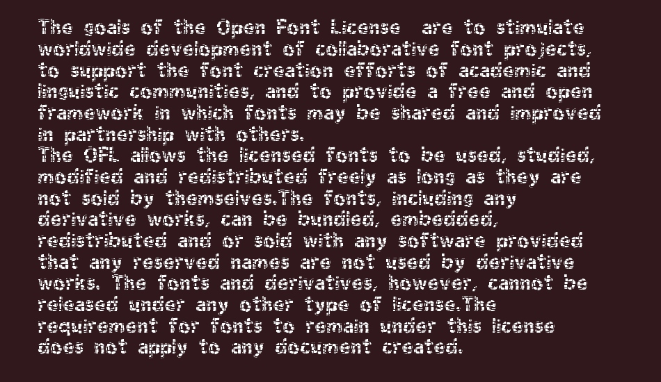 Gridshift font 1