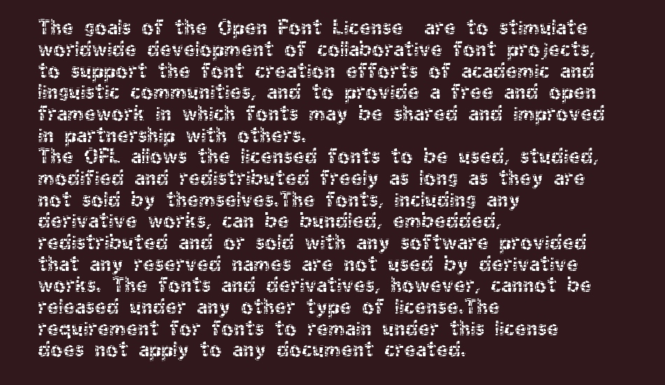 Gridshift font 1