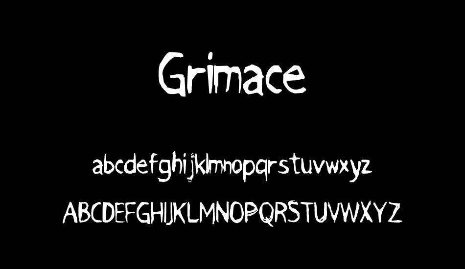 Grimace font