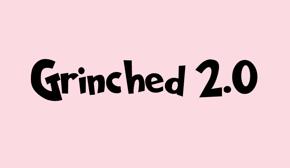 Grinched 2.0 font big