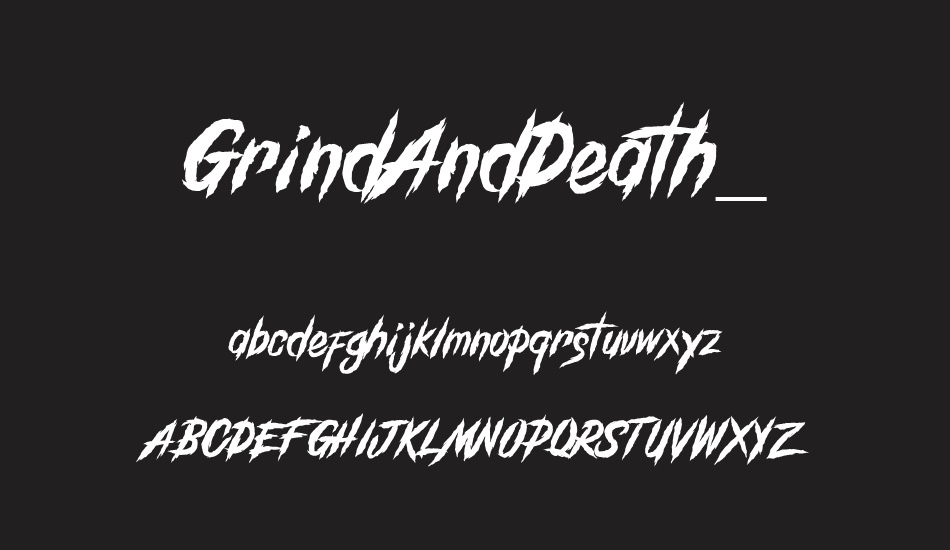 GrindAndDeath_Demo font