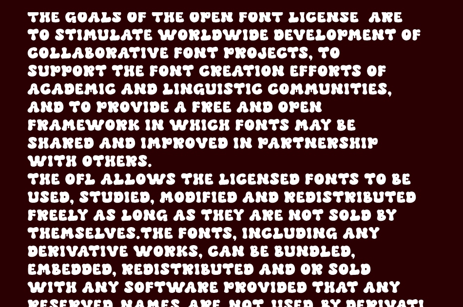 Groovy Clouds font 1