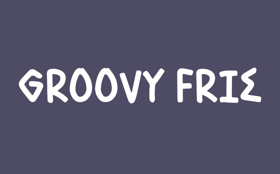 Groovy Friends font big