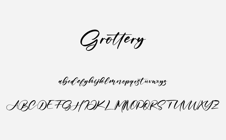 Grottery font