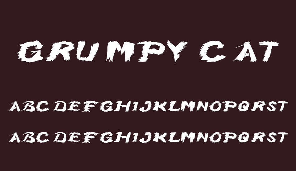 Grumpy Cat font