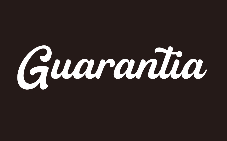Guarantia font big