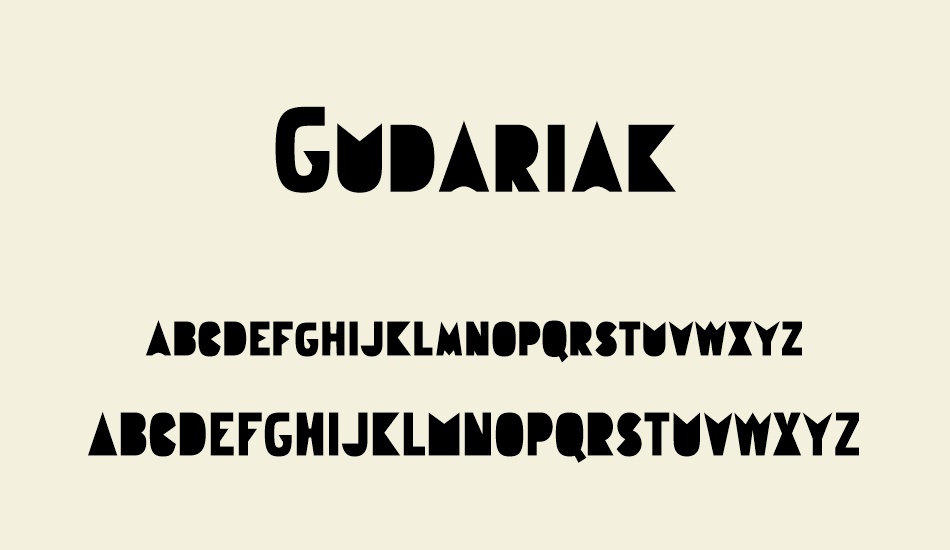 Gudariak font