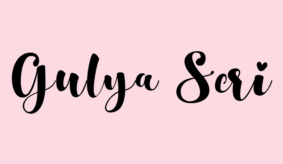 Gulya Script font big
