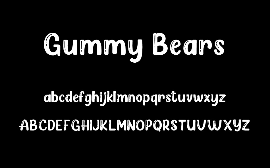 Gummy Bears font