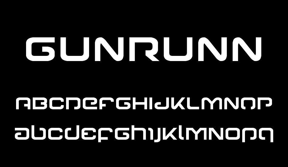Gunrunner font