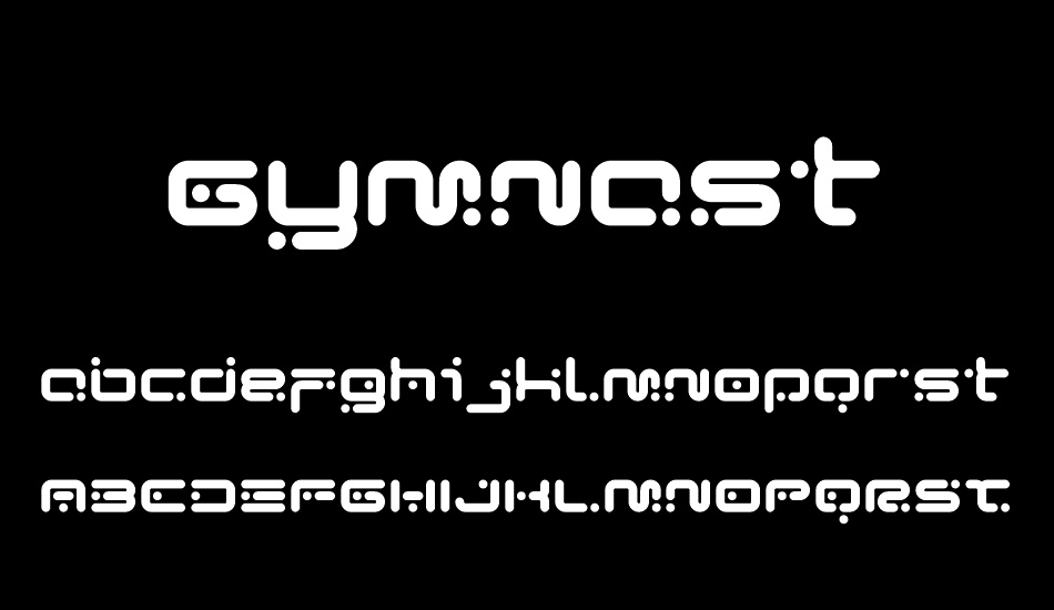 Gymnast font