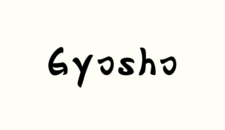 Gyosho font big