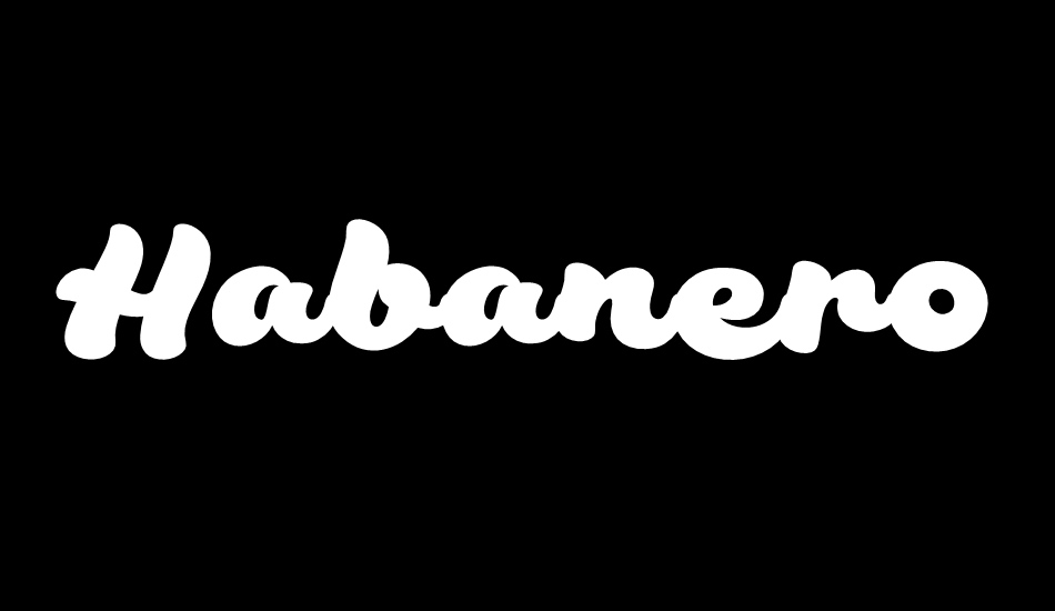 Habanero PERSONAL USE ONLY font big