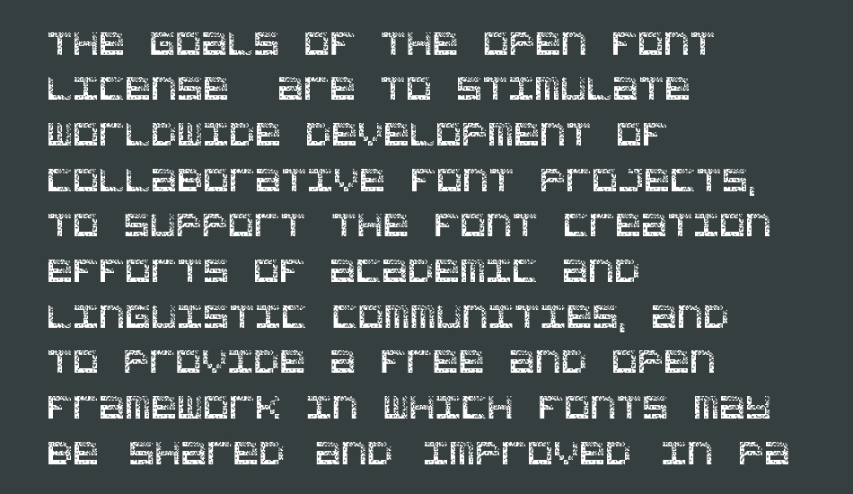 crt text font