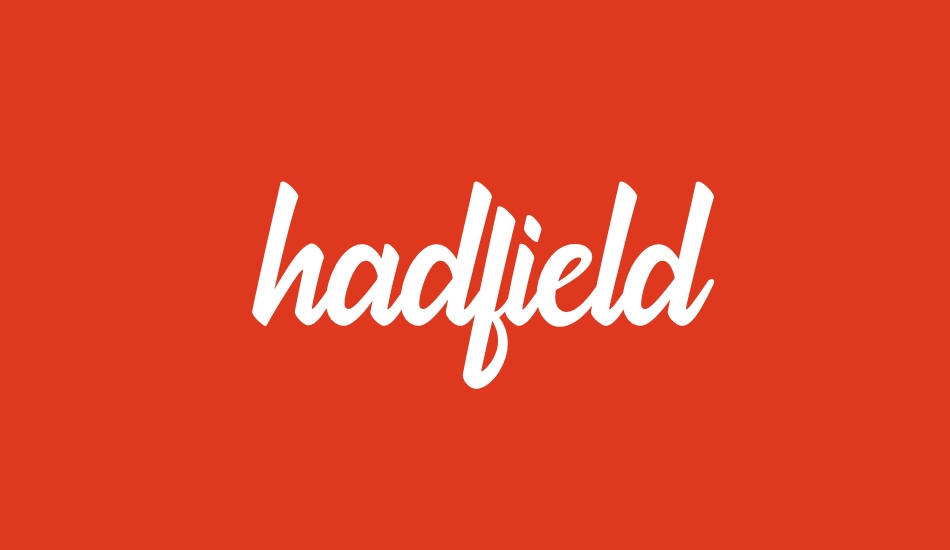 hadfield font big