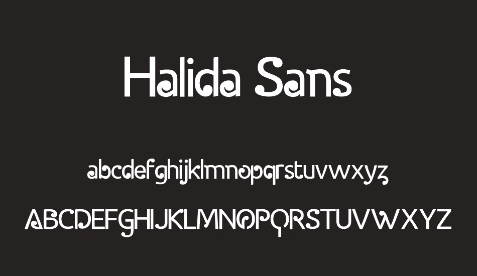 Halida Sans font