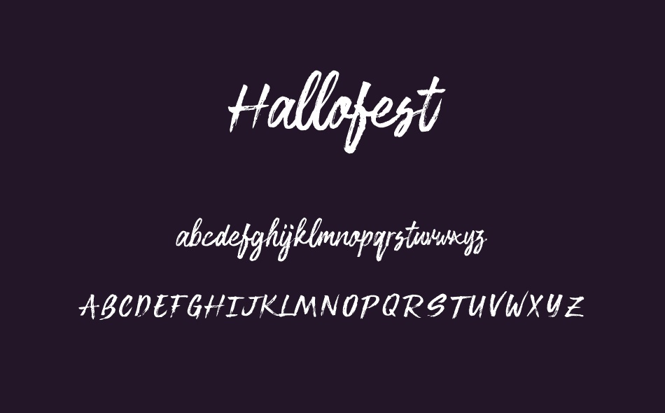 Hallofest font