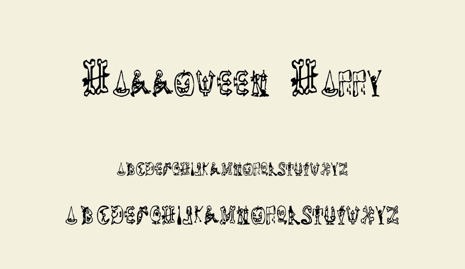 Halloween Happy font