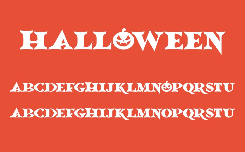 Halloween Horrors 2023 font