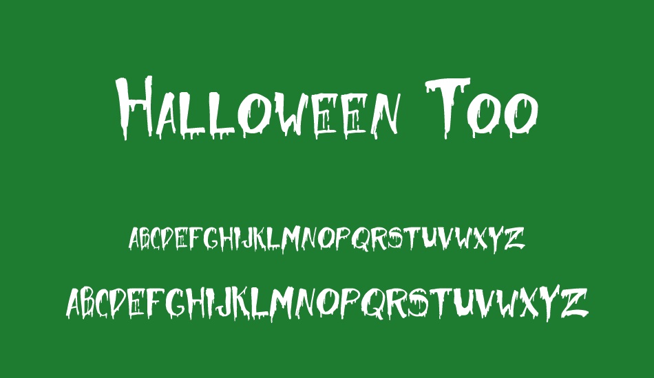 Halloween Too font