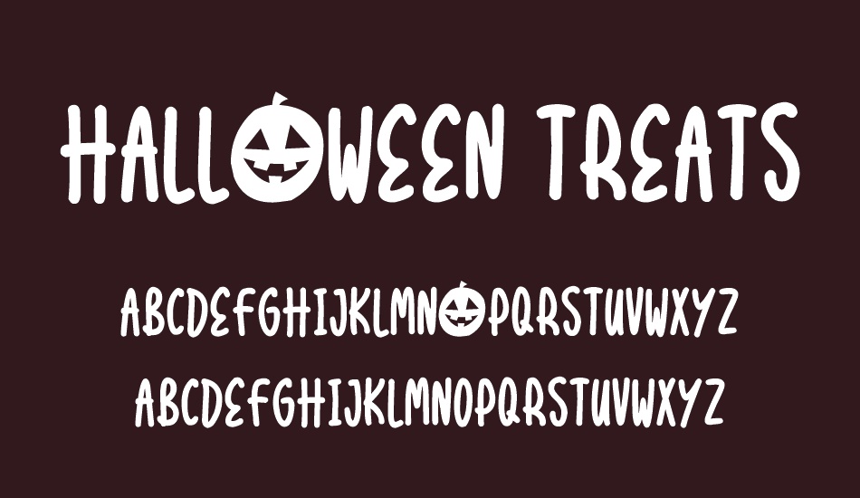 Halloween Treats font