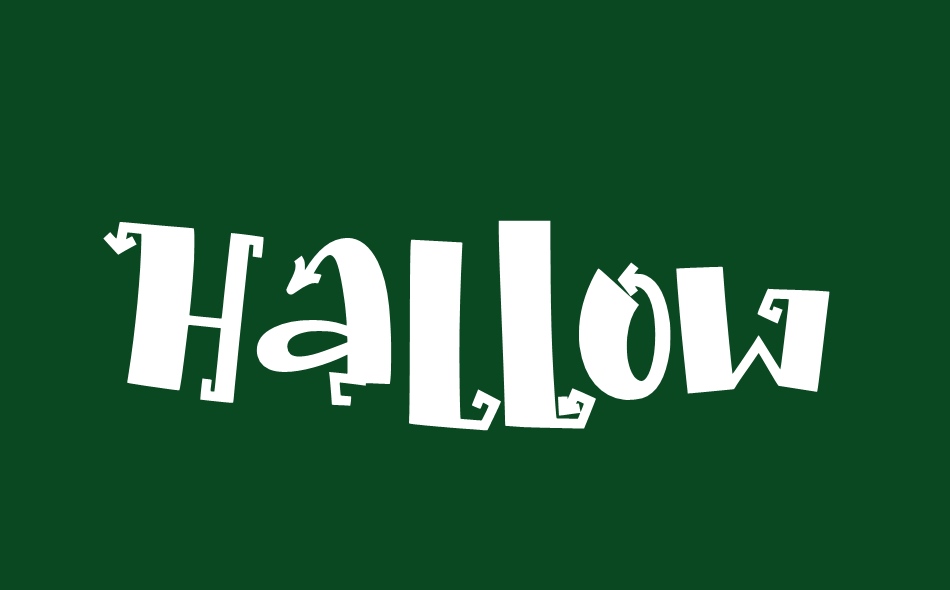 Halloween Island font big