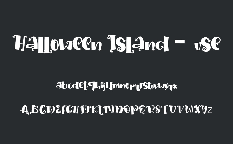 Halloween Island font