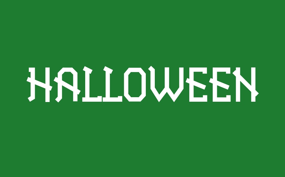 Halloween font big