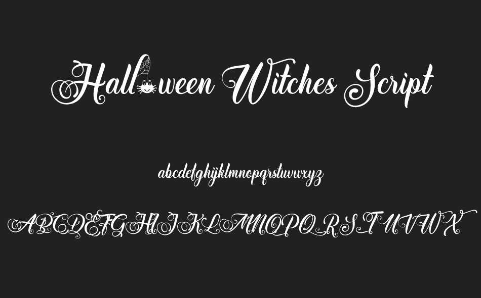 Halloween Witches Display font