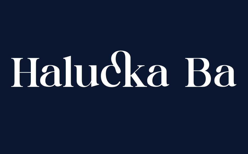 Halucka Bailey font big