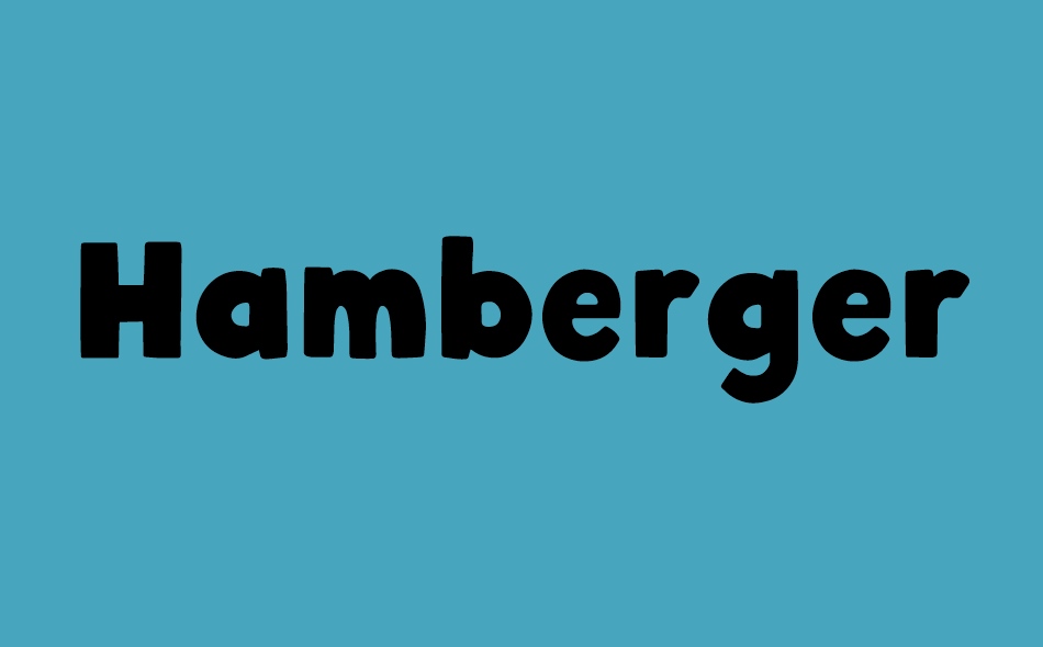 Hamberger font big