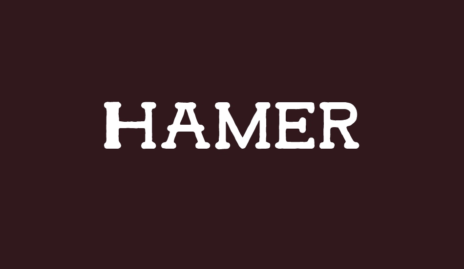 Hamer font big