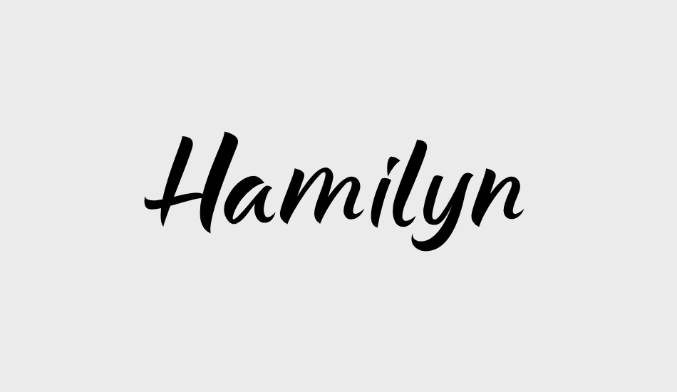 Hamilyn font big