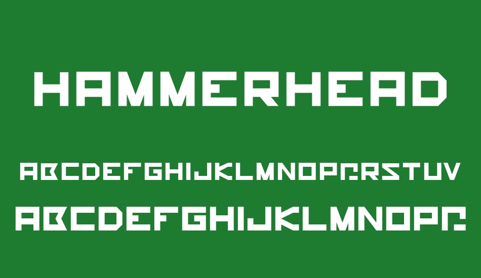 hammerhead font