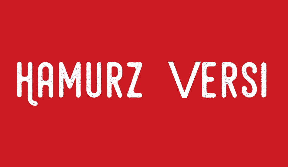 Hamurz Free Version font big