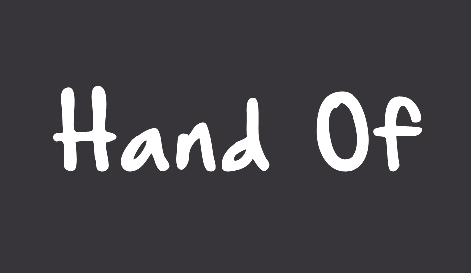 Hand Of Sean (Demo) font big