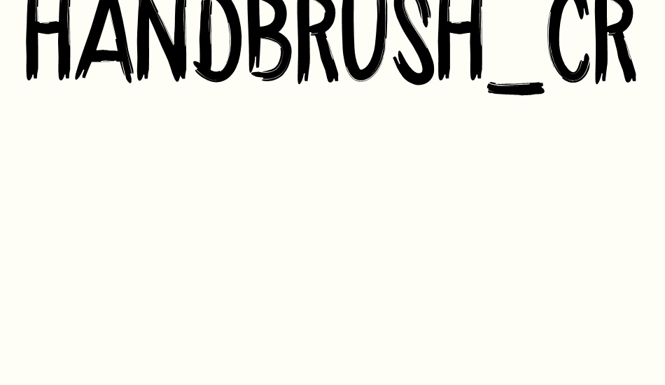 HANDBRUSH_CRE font big