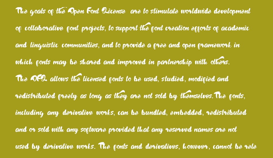Handpick font 1