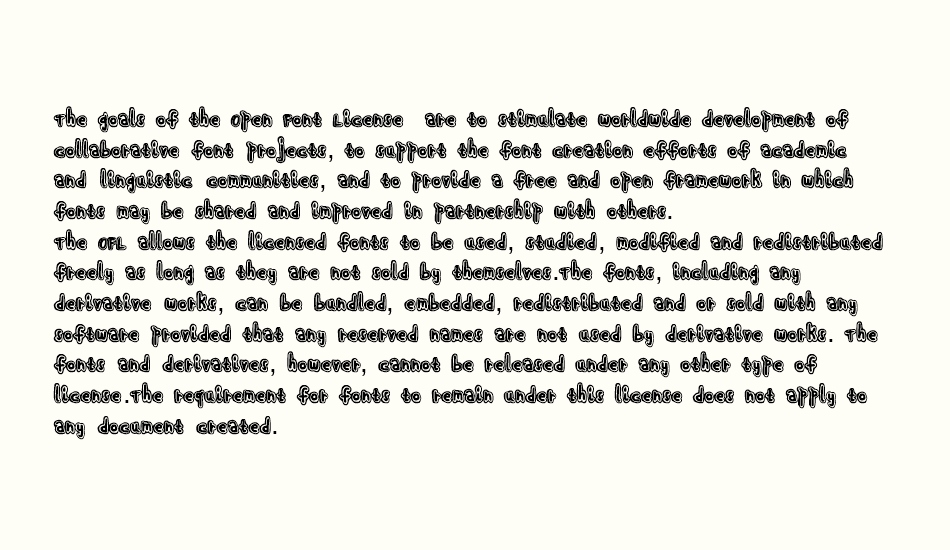 HandShadow font 1