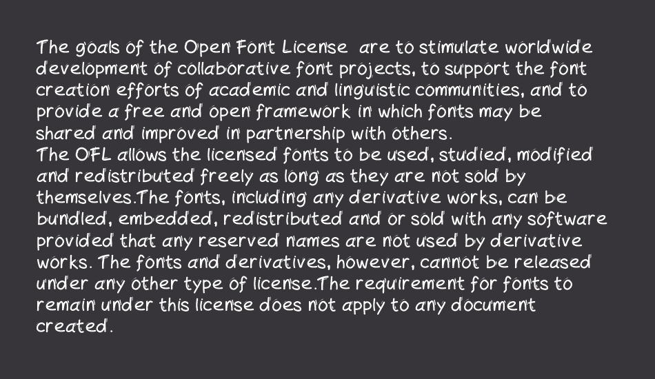 Handylinedfont font 1